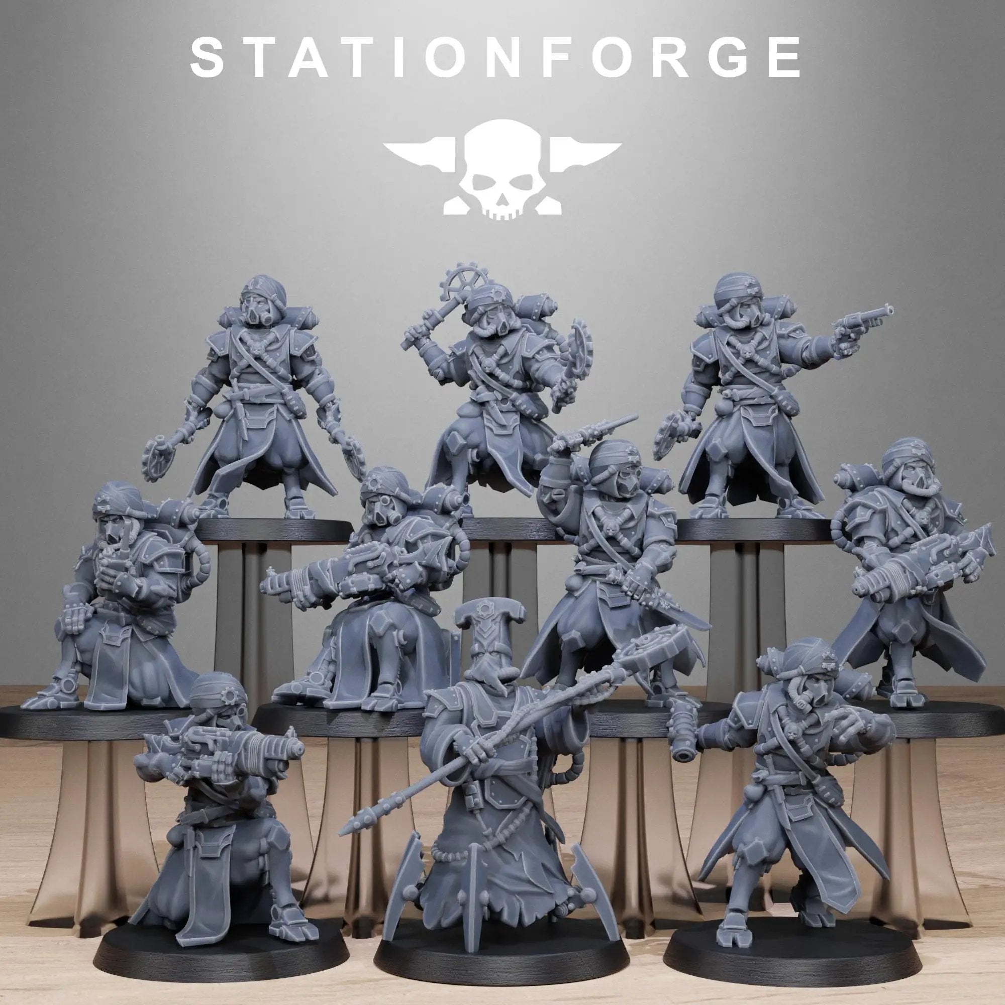 3D Printed Scavenger Scorchers by StationForge Miniatures by Last Hope Miniatures