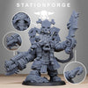 3D Printed Orkaz Pirate Boss by StationForge Miniatures by Last Hope Miniatures