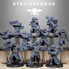 3D Printed GrimGuard Rocketeers by StationForge Miniatures by Last Hope Miniatures