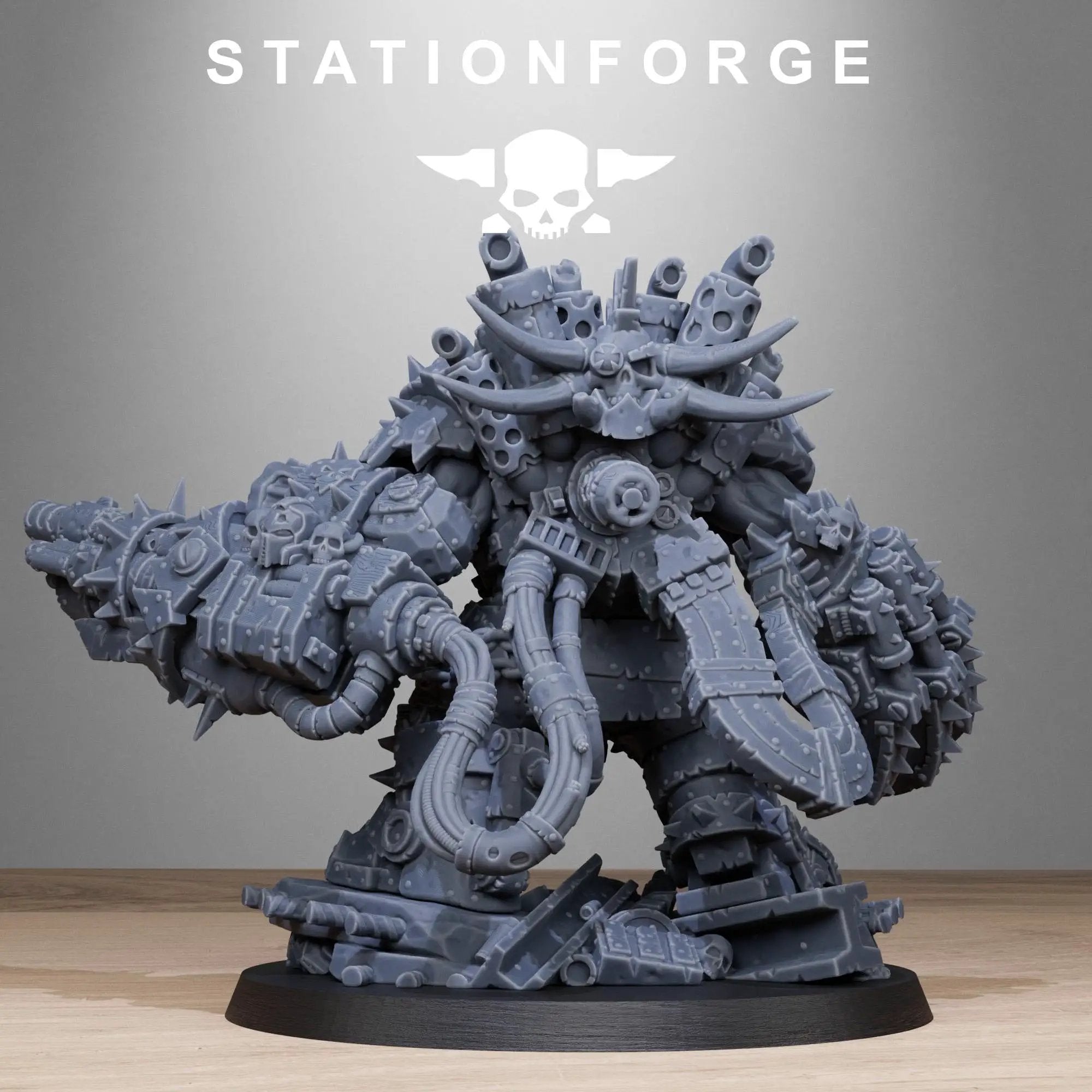 3D Printed Da Grandest Orkaz Nutta by StationForge Miniatures by Last Hope Miniatures