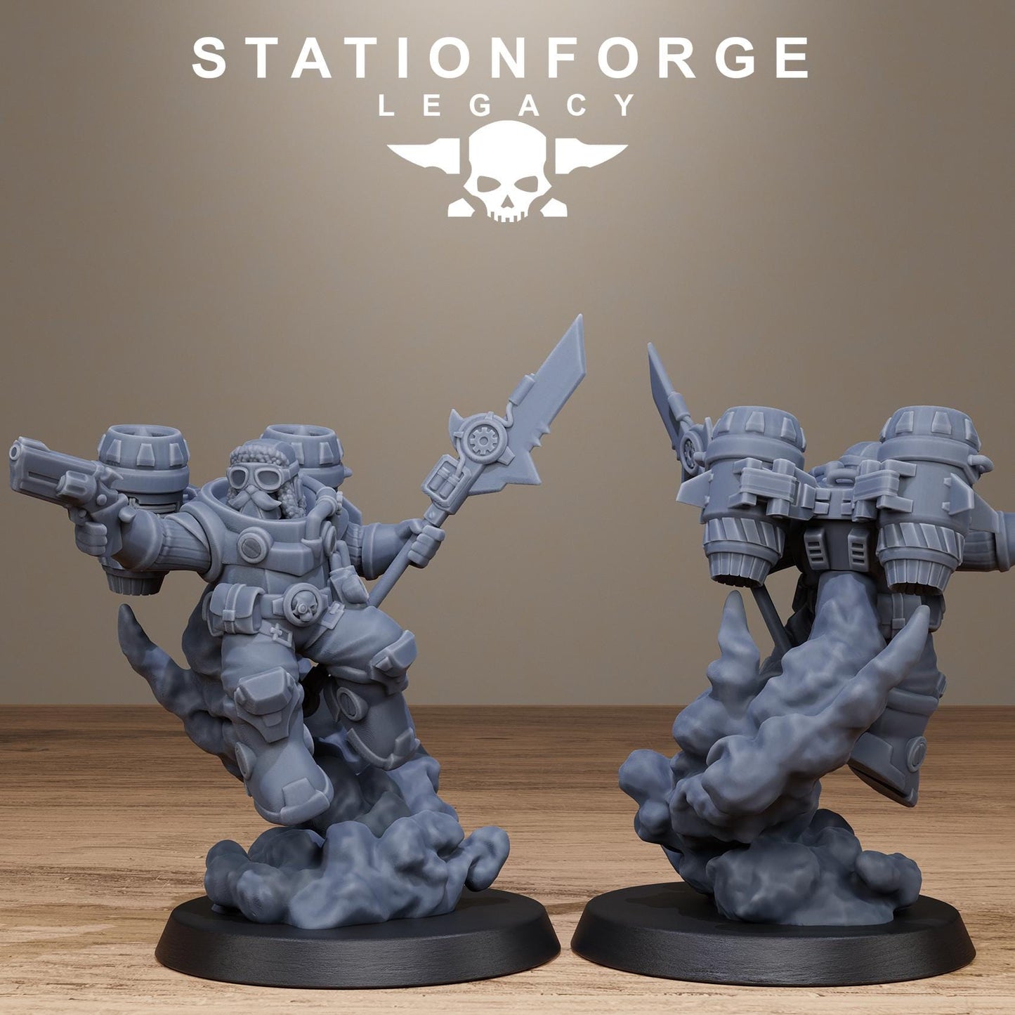 3D Printed Ironvale Skyreapers by StationForge Miniatures