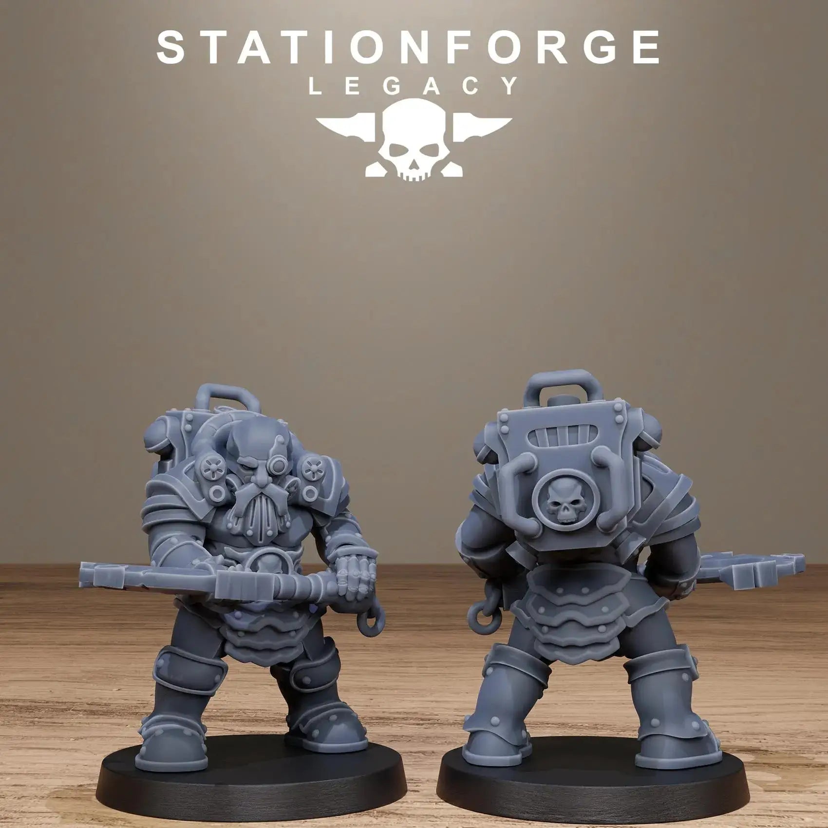 3D Printed Ironvale Dwarf Infantry by Stationforge Legacy Miniatures by Last Hope Miniatures