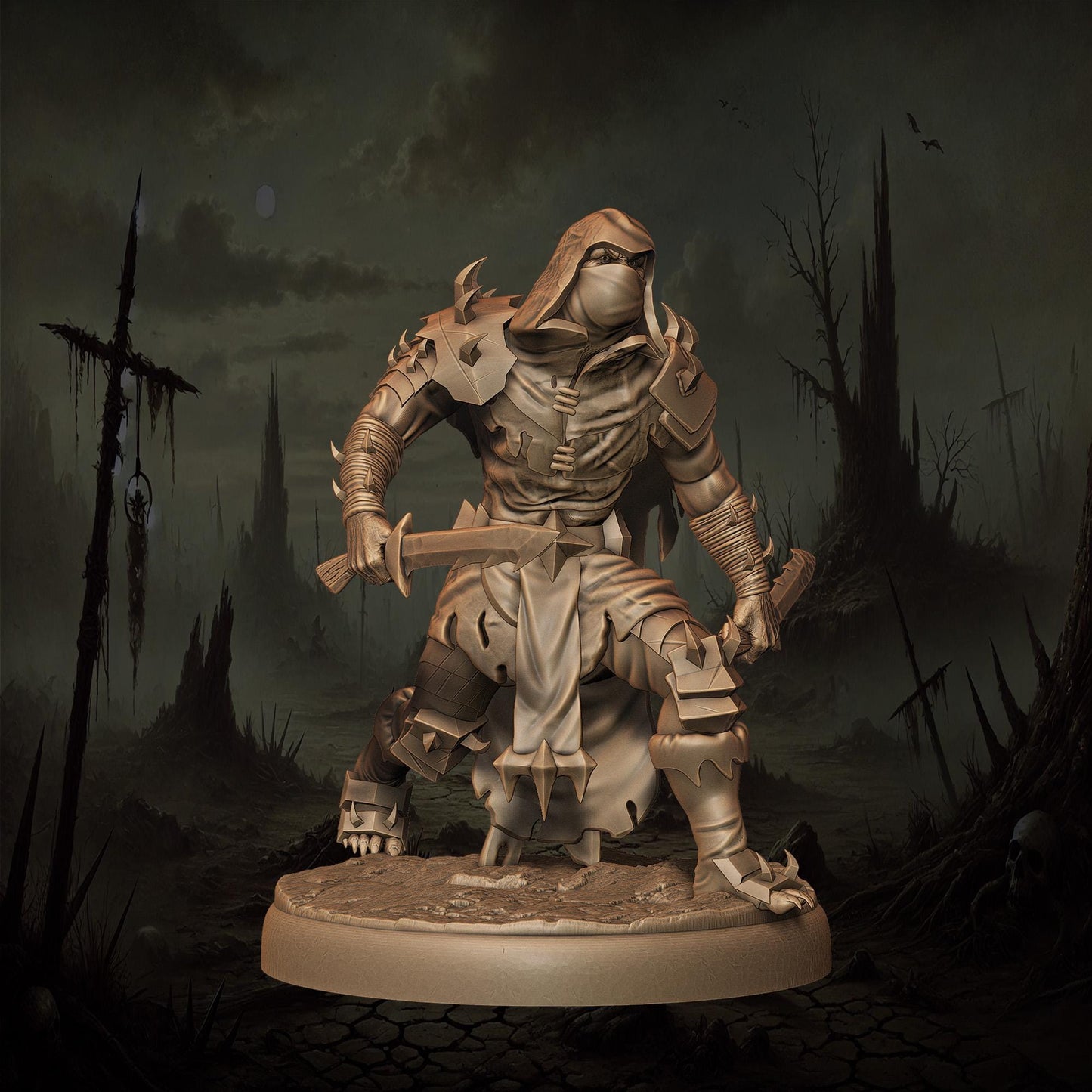 3D printed Orc Rogues by Monolith Arts