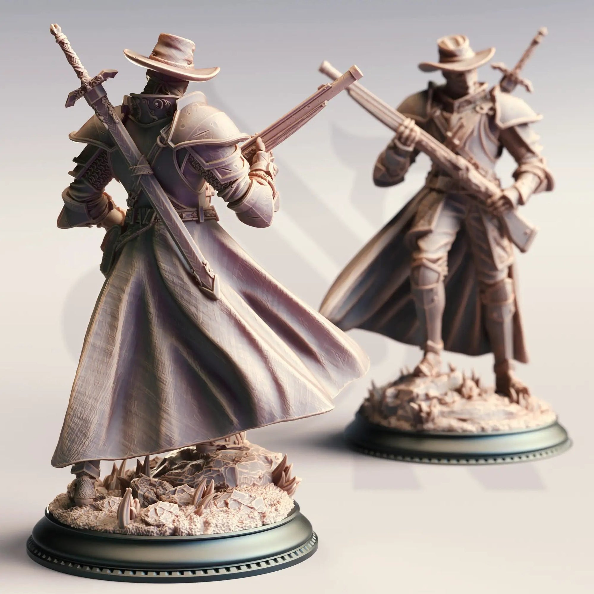 3D Printed Inquisition Gunslinger by DM Stash by Last Hope Miniatures