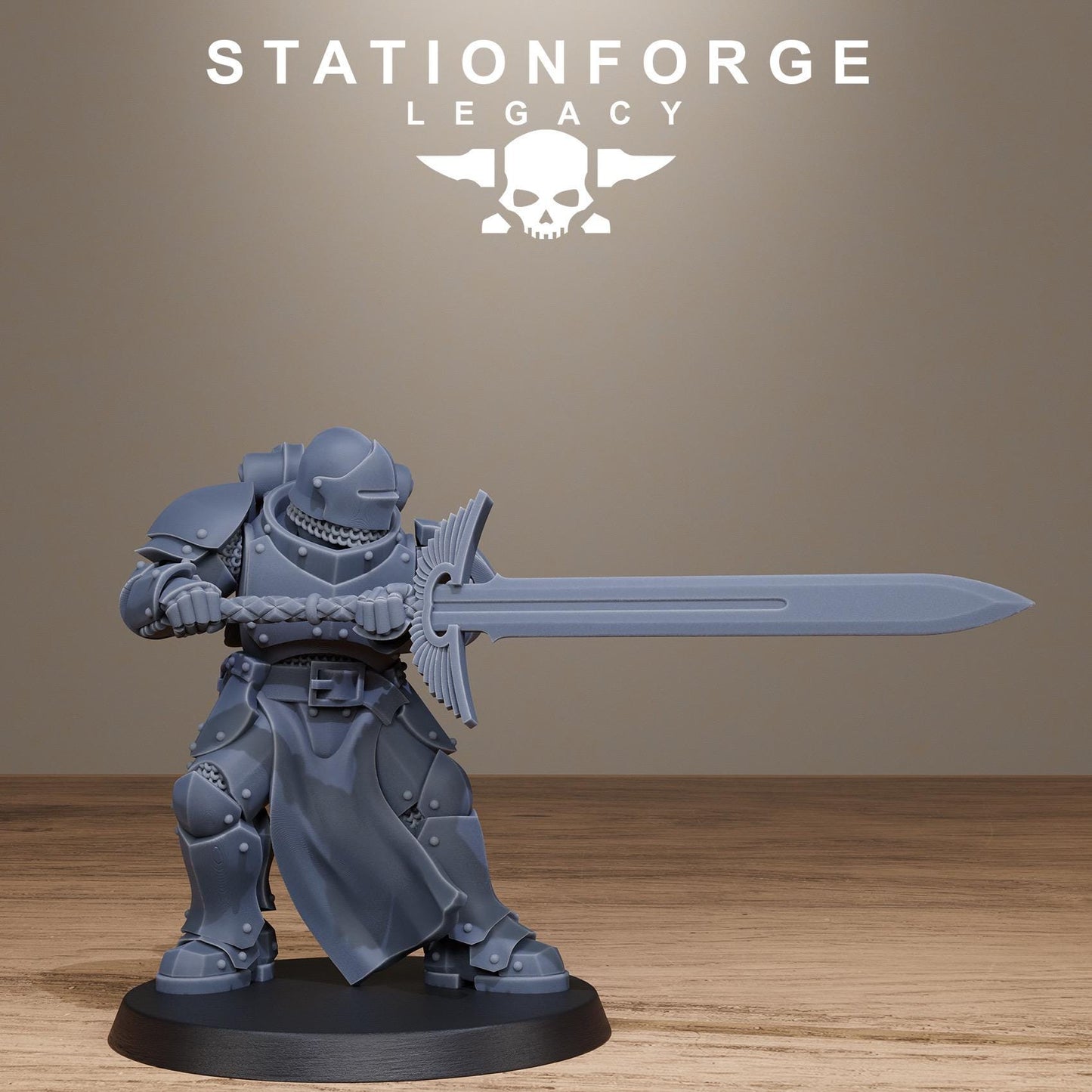 3D Printed Solaris Greatswords by StationForge Miniatures