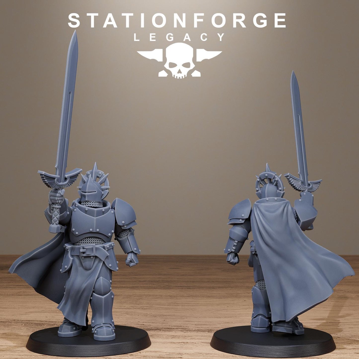 3D Printed Solaris Greatswords by StationForge Miniatures