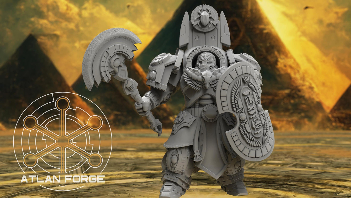 3d Printed Aegyptian Assault Nehebkau x5 by Atlan Forge Miniatures