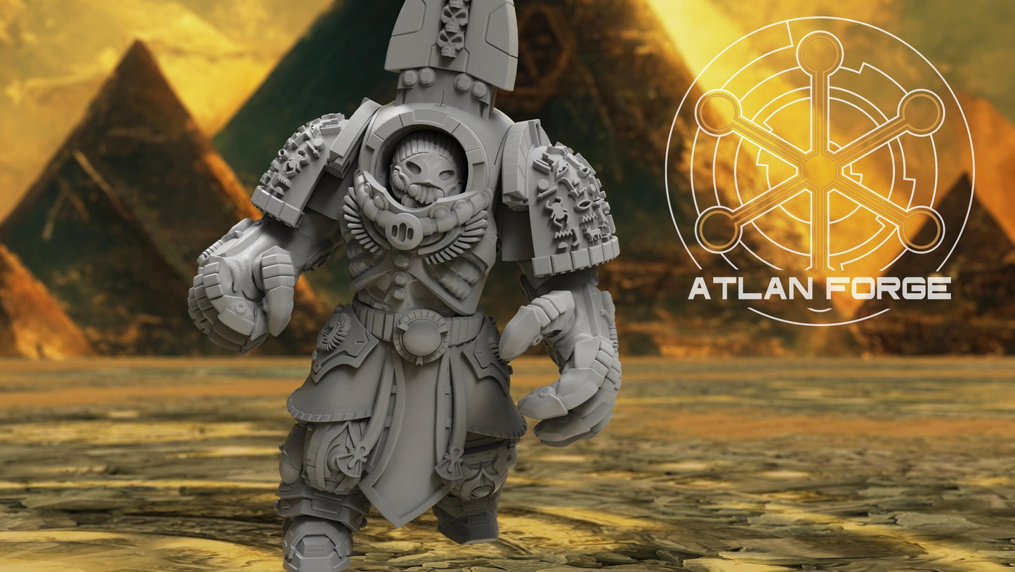 3d Printed Aegyptian Assault Nehebkau x5 by Atlan Forge Miniatures