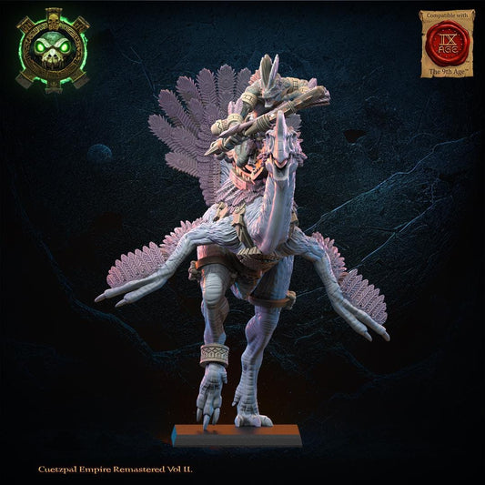 3d Printed Ceratomimus Bow Heroine by Lost Kingdom Miniatures