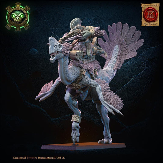 3d Printed Ceratomimus Bow Heroine by Lost Kingdom Miniatures