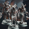 3D printed Minotaur Warrior miniature by Last Hope Miniatures from DM Stash featuring detailed horns and muscular build.