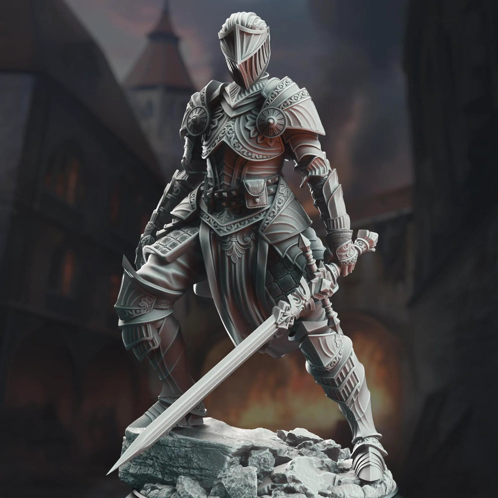 3D printed Commander of the West miniature by Last Hope Miniatures for DM Stash, featuring detailed Western-themed character design.
