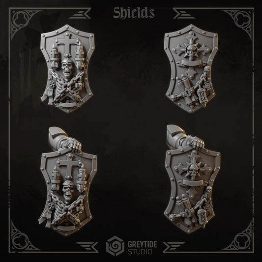 3d Printed Eternal Crusader Shields Upgrade Kit by Greytide Studio