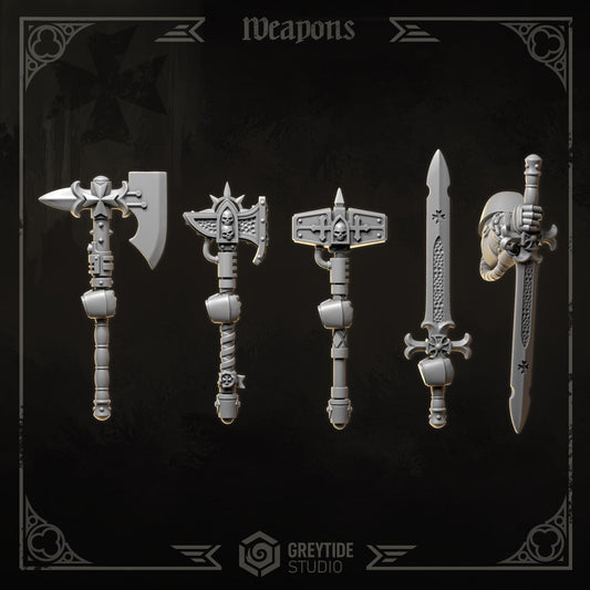 3d Printed Eternal Crusader Weapons Upgrade Kit by Greytide Studio