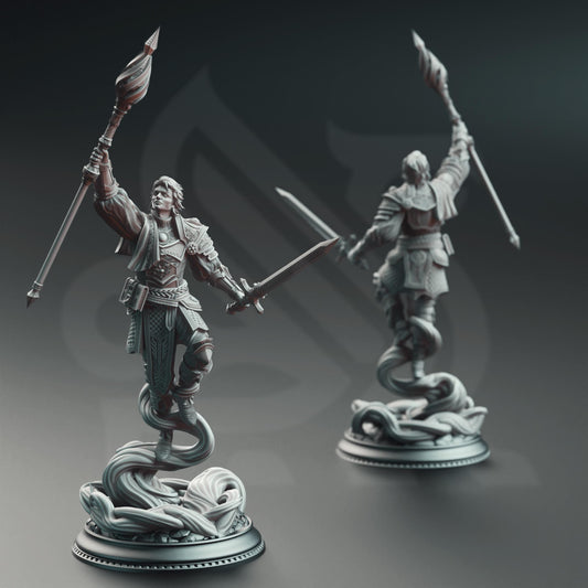3D Printed Noble Court Wizard by DM Stash