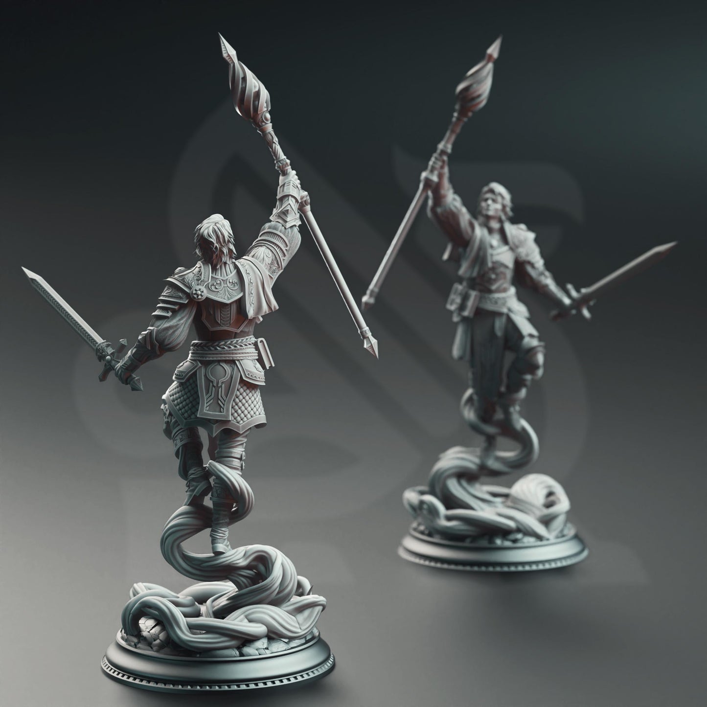 3D Printed Noble Court Wizard by DM Stash
