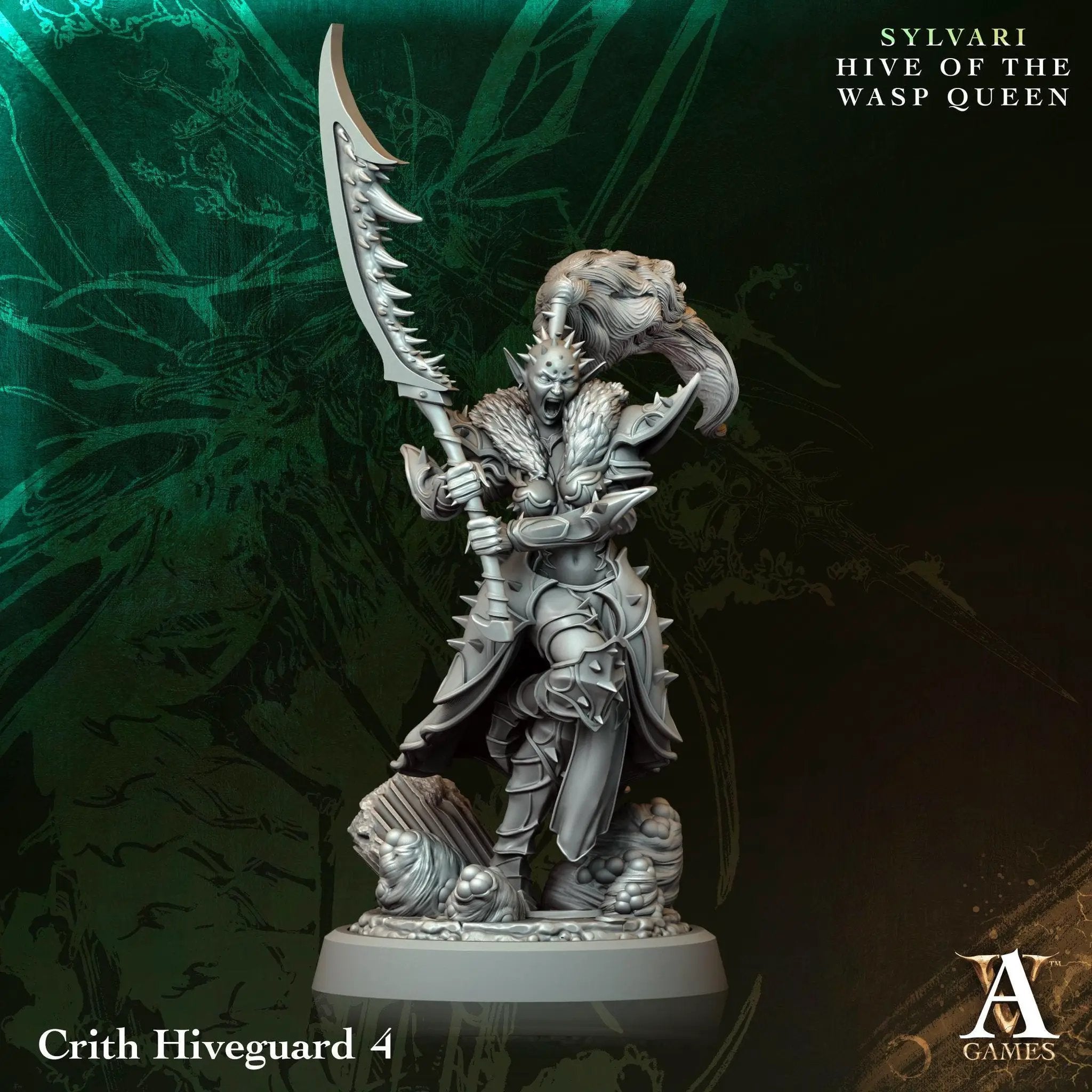 3D Printed Crith Hiveguard by Archvillain Games by Last Hope Miniatures