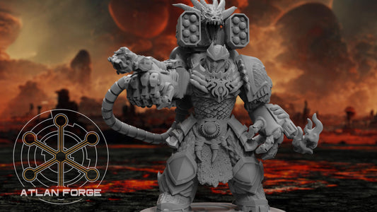 3d Printed Dragon Aegis Incandescents x3 by Atlan Forge Miniatures