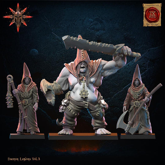 3D Printed Blessed and Archcultists by Lost Kingdom Miniatures