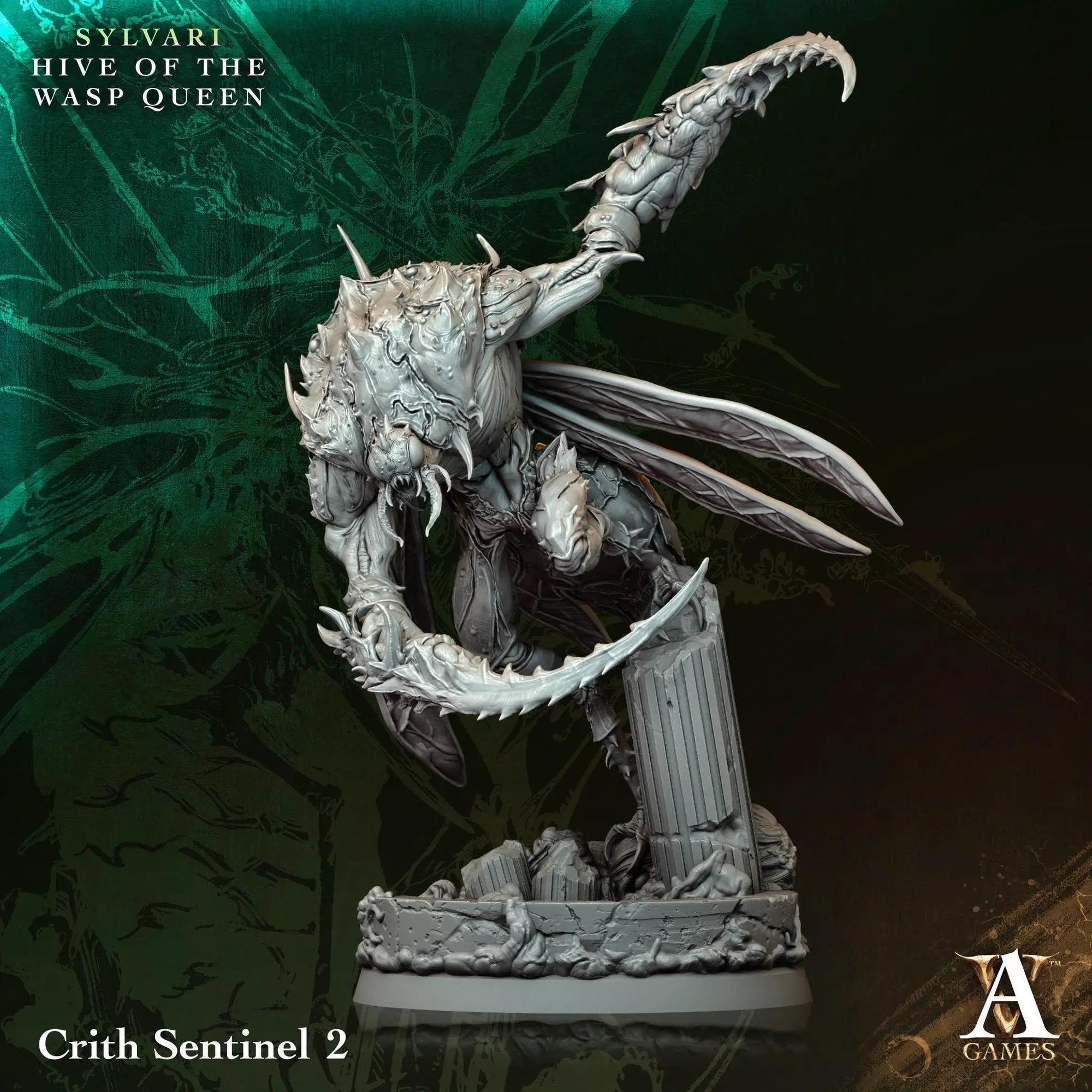 3D Printed Crith Sentinels by Archvillain Games by Last Hope Miniatures