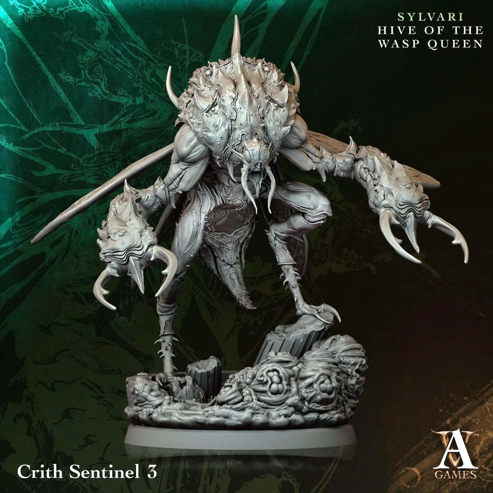 3D Printed Crith Sentinels by Archvillain Games by Last Hope Miniatures