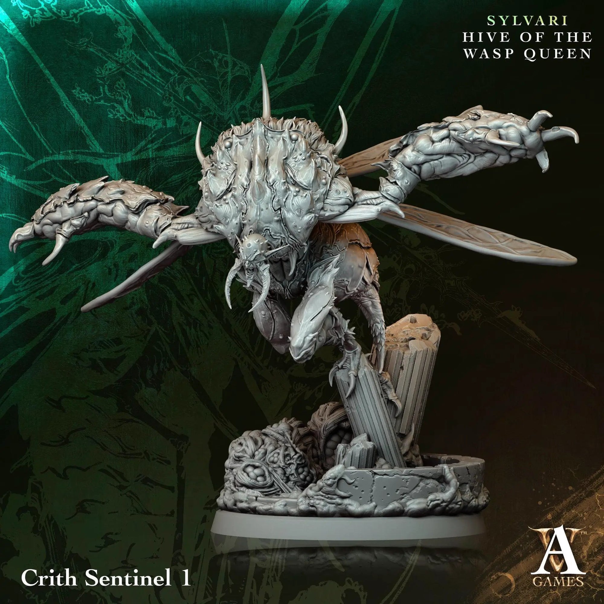 3D Printed Crith Sentinels by Archvillain Games by Last Hope Miniatures