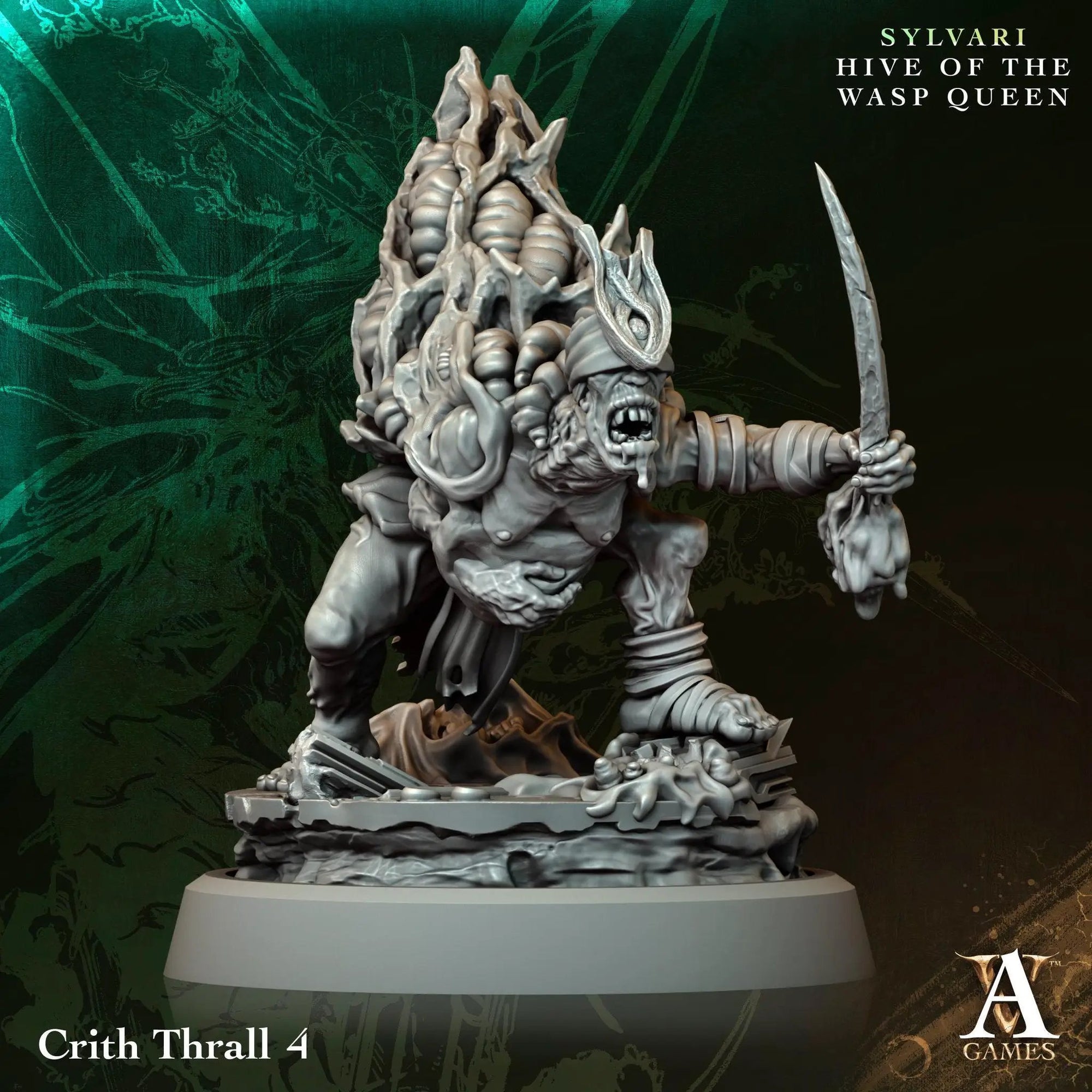 3D Printed Crith Thrall by Archvillain Games by Last Hope Miniatures