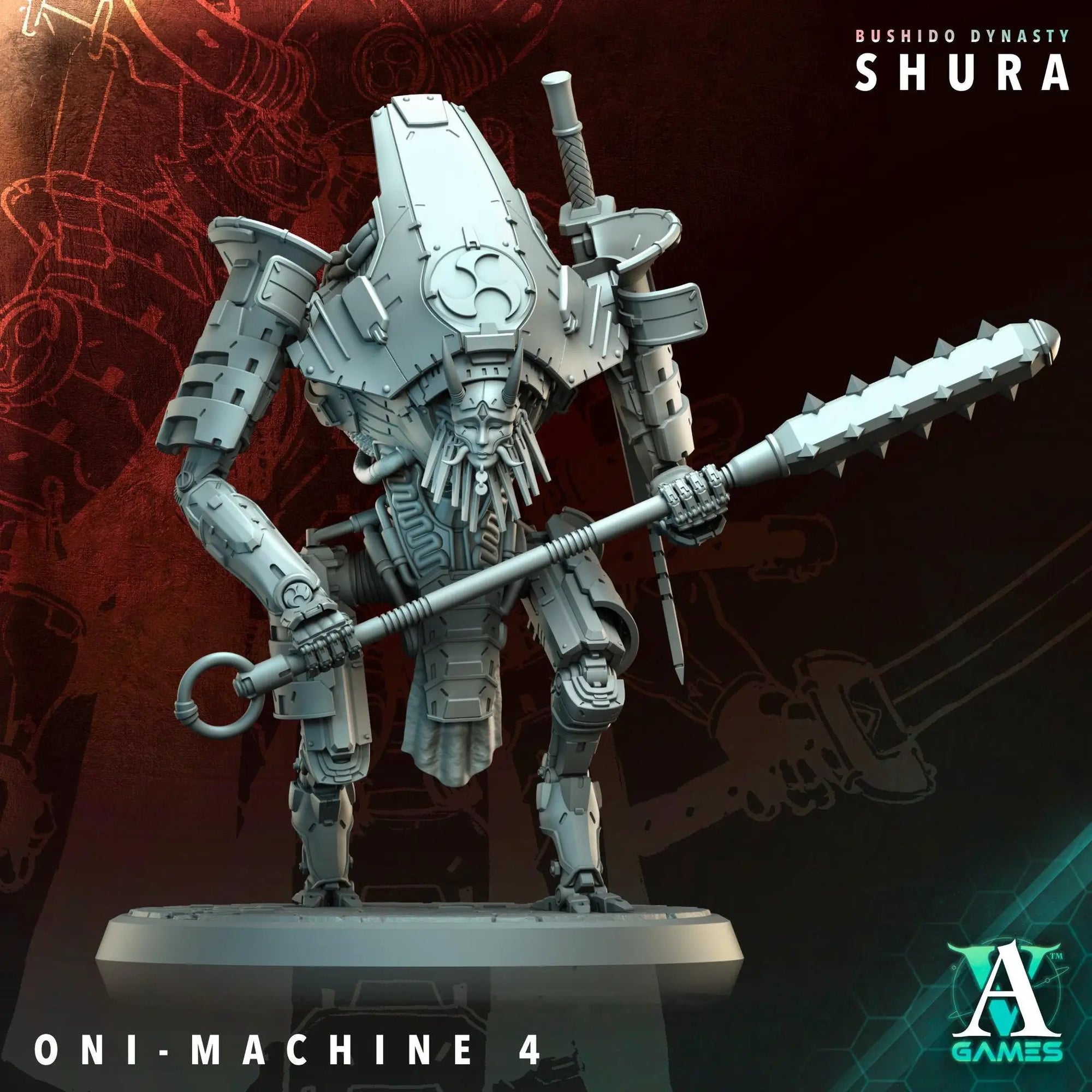 3D Printed Oni Machines by Archvillain Games by Last Hope Miniatures