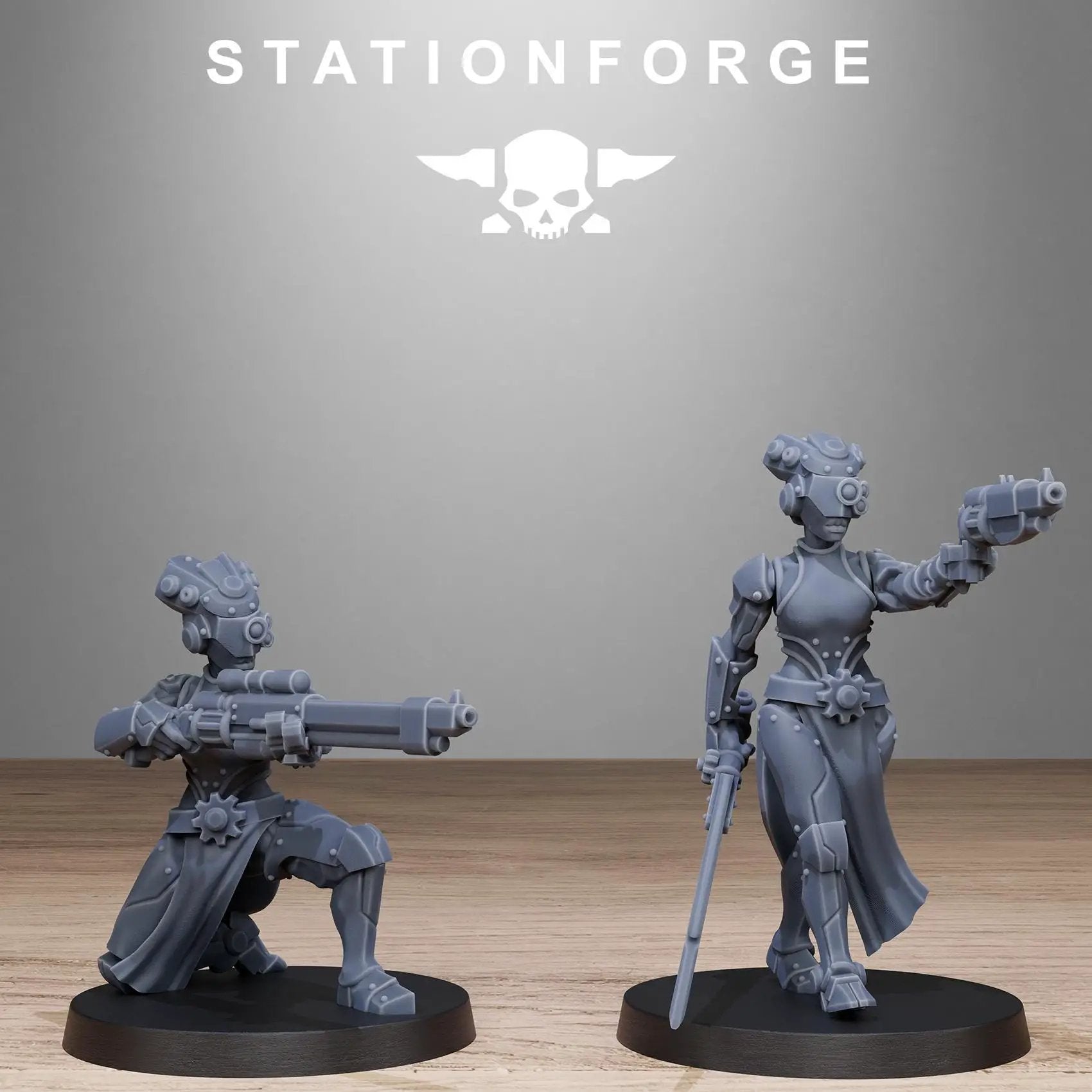 3D Printed Scavenger Sisters x10 by StationForge Miniatures by Last Hope Miniatures