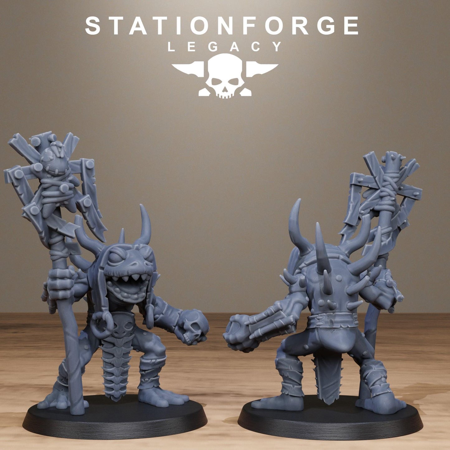 3D Printed Bogkin Infantry by StationForge Miniatures