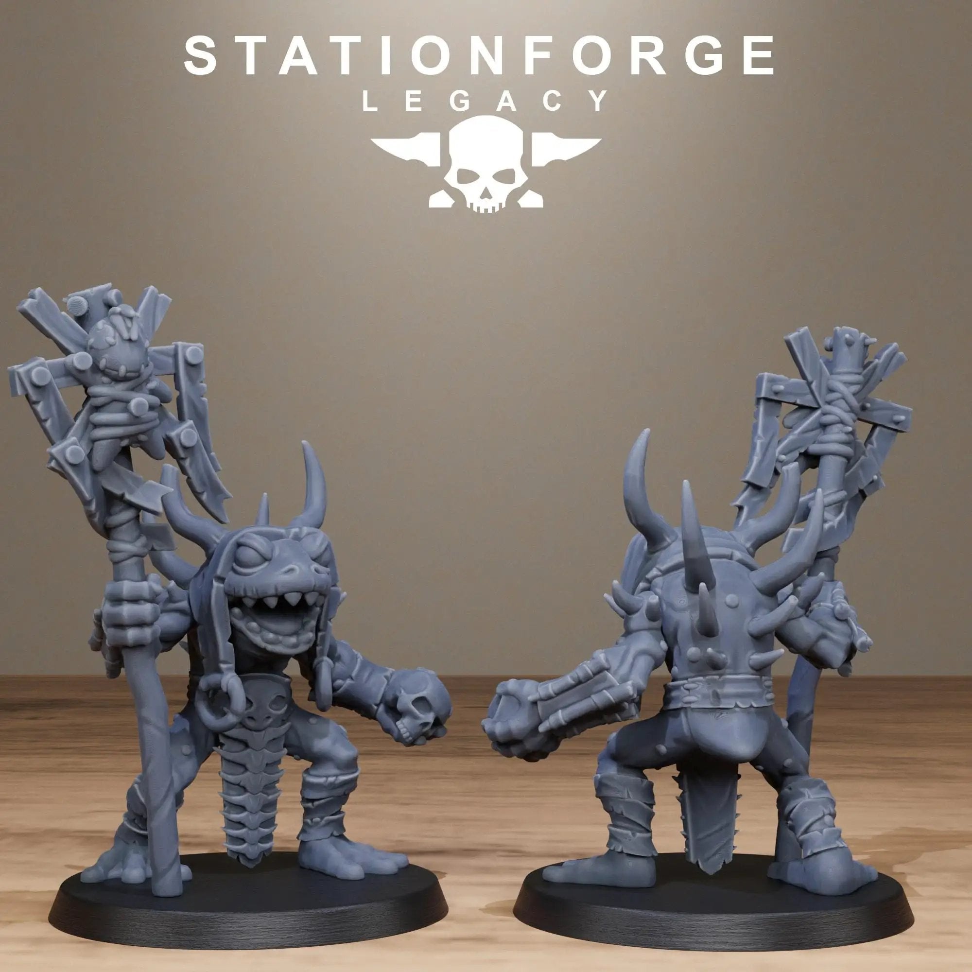 3D Printed Bogkin Infantry by StationForge Miniatures by Last Hope Miniatures