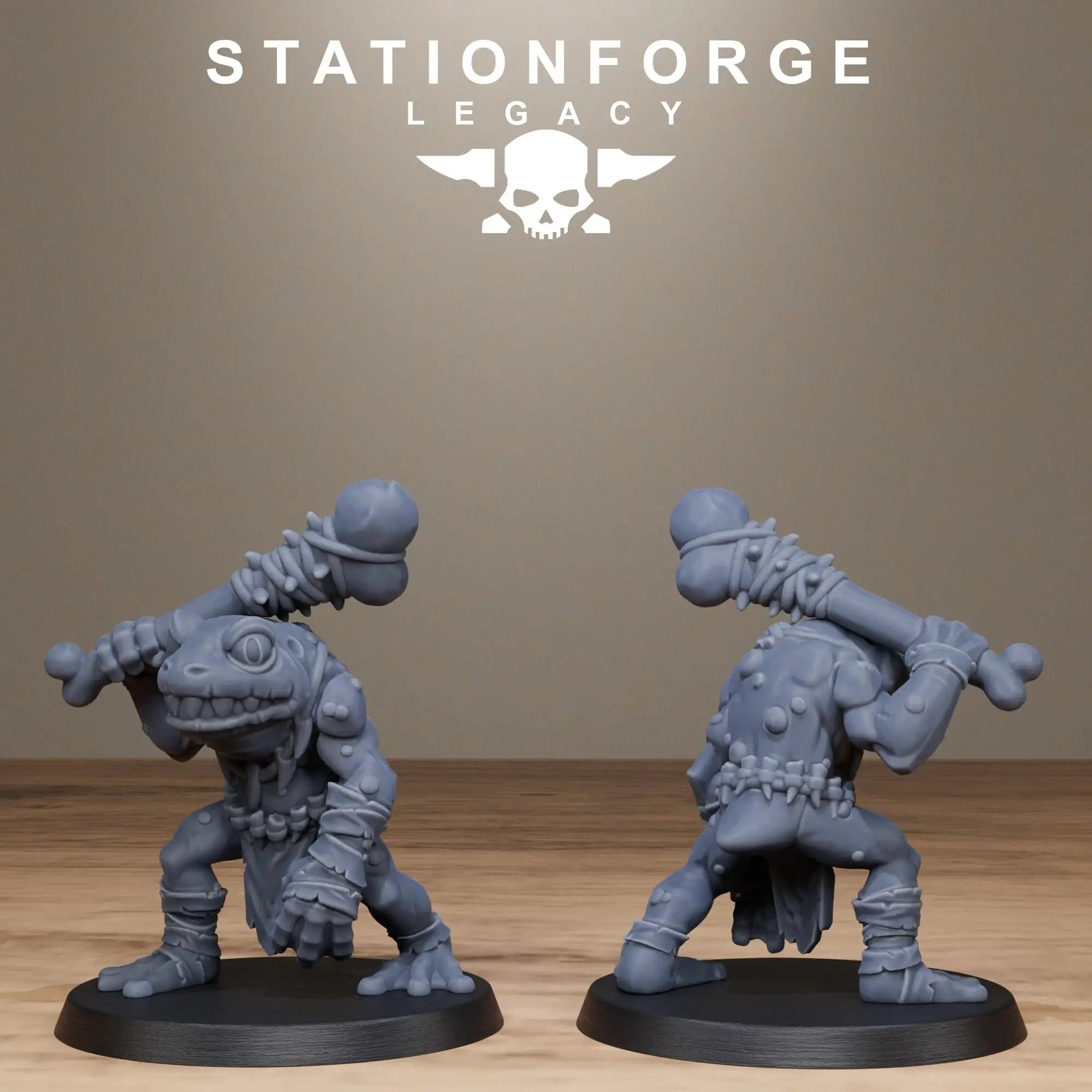 3D Printed Bogkin Infantry by StationForge Miniatures by Last Hope Miniatures