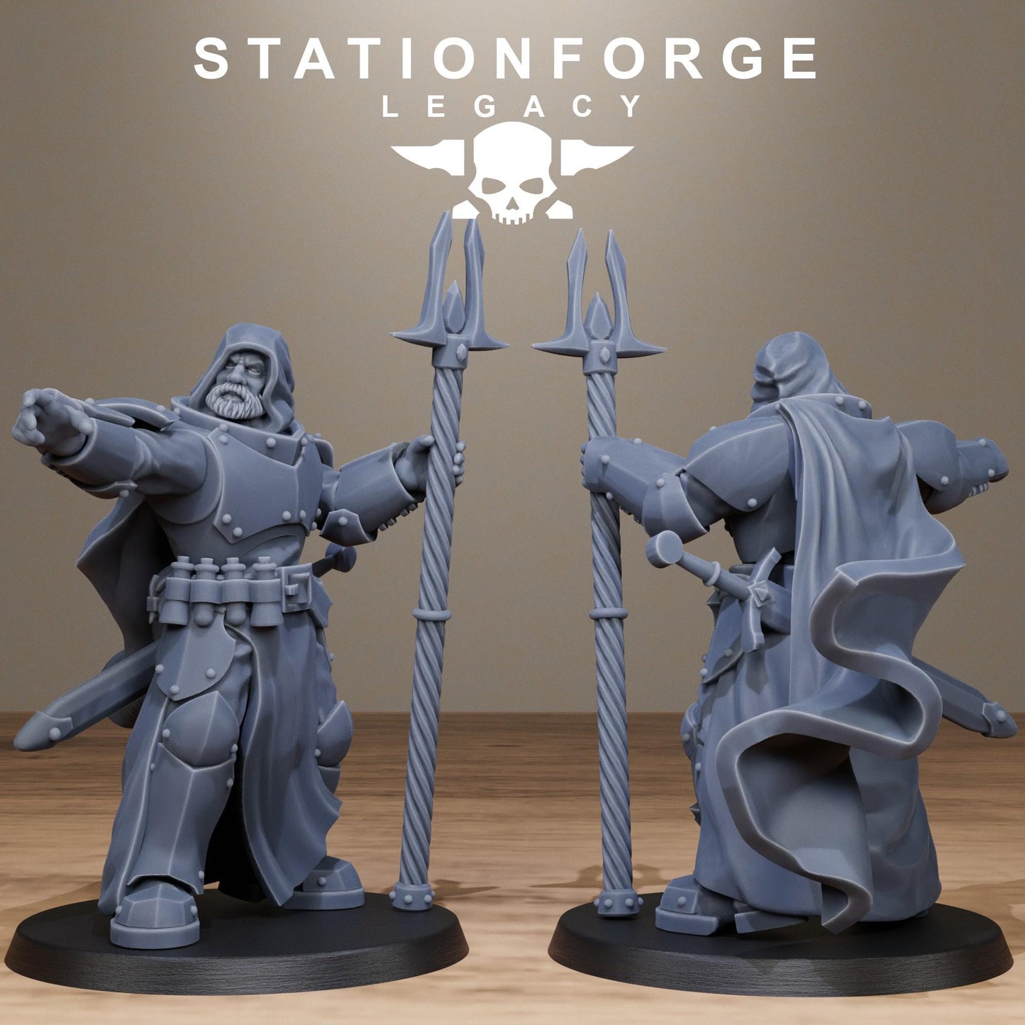 3D Printed Solaris Wizards by StationForge Miniatures