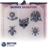 3d Printed Primal Hounds Backpack Decorations by Greytide Studio by Last Hope Miniatures