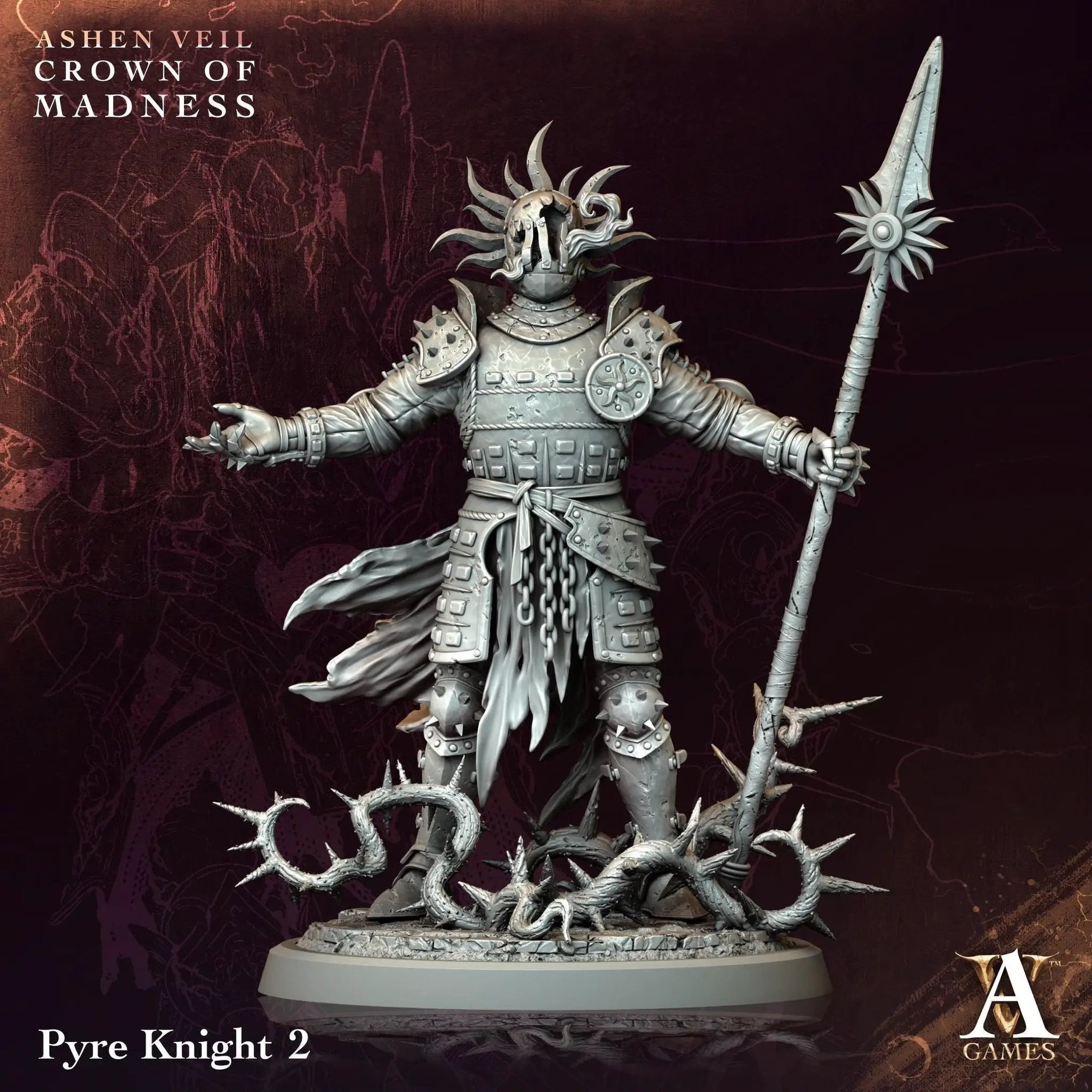 3D Printed Pyre Knights by Archvillain Games by Last Hope Miniatures