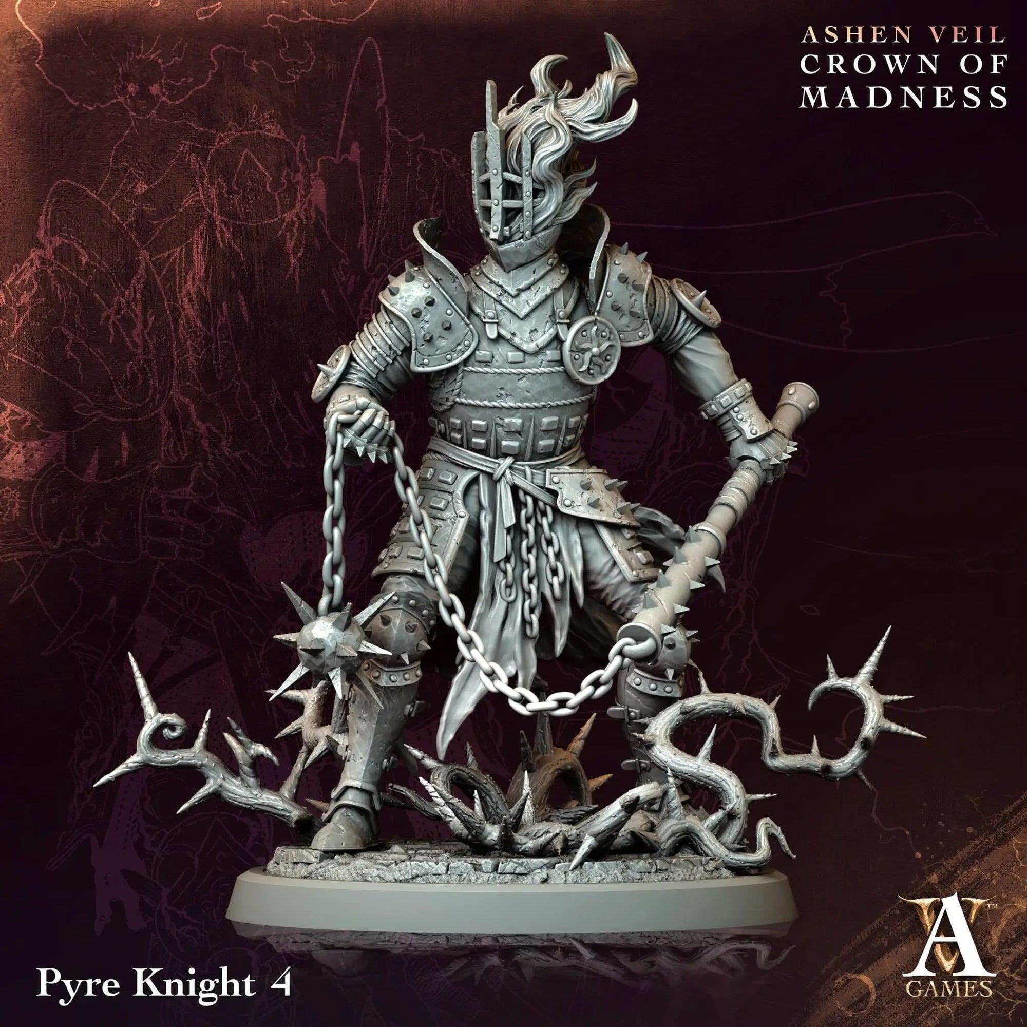 3D Printed Pyre Knights by Archvillain Games by Last Hope Miniatures