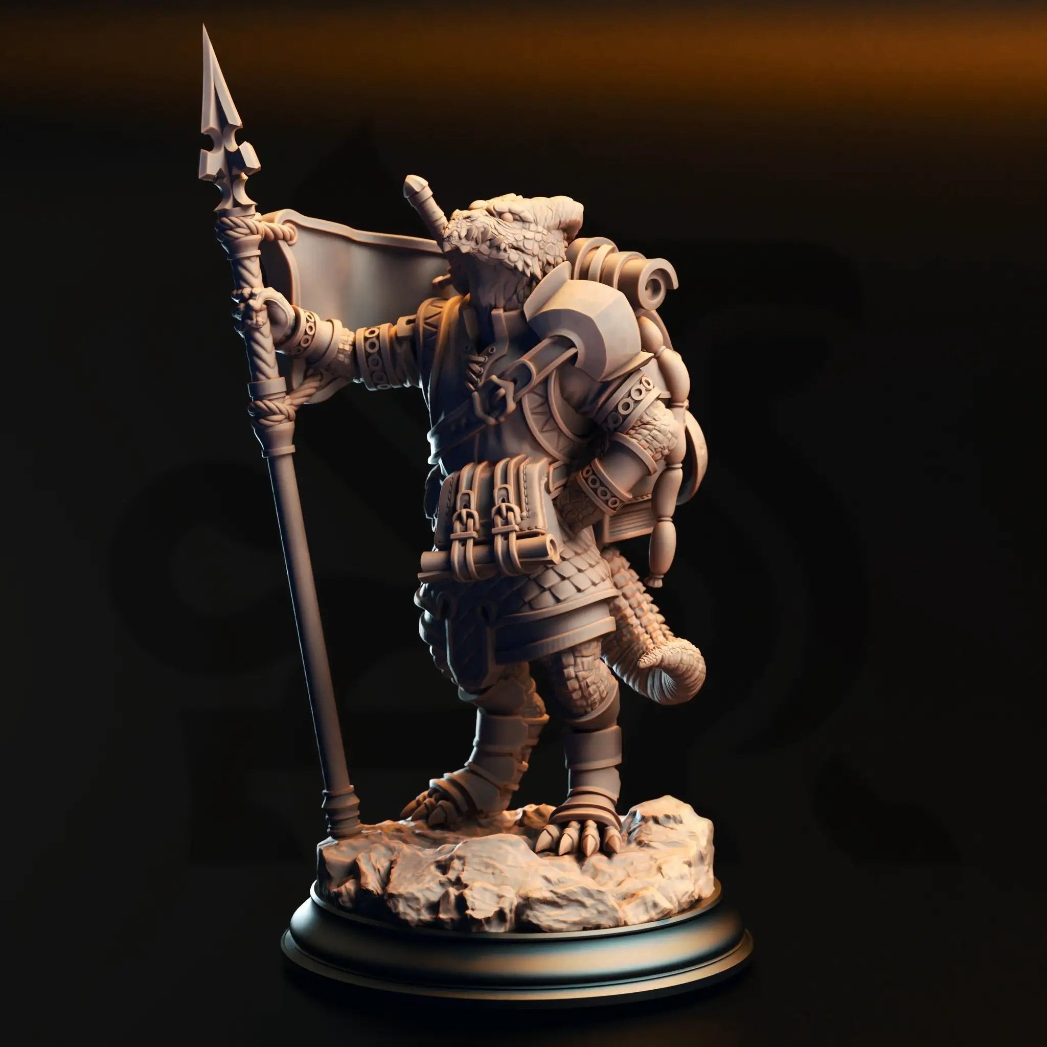 3D Printed Silver Kobold Squire by DM Stash by Last Hope Miniatures