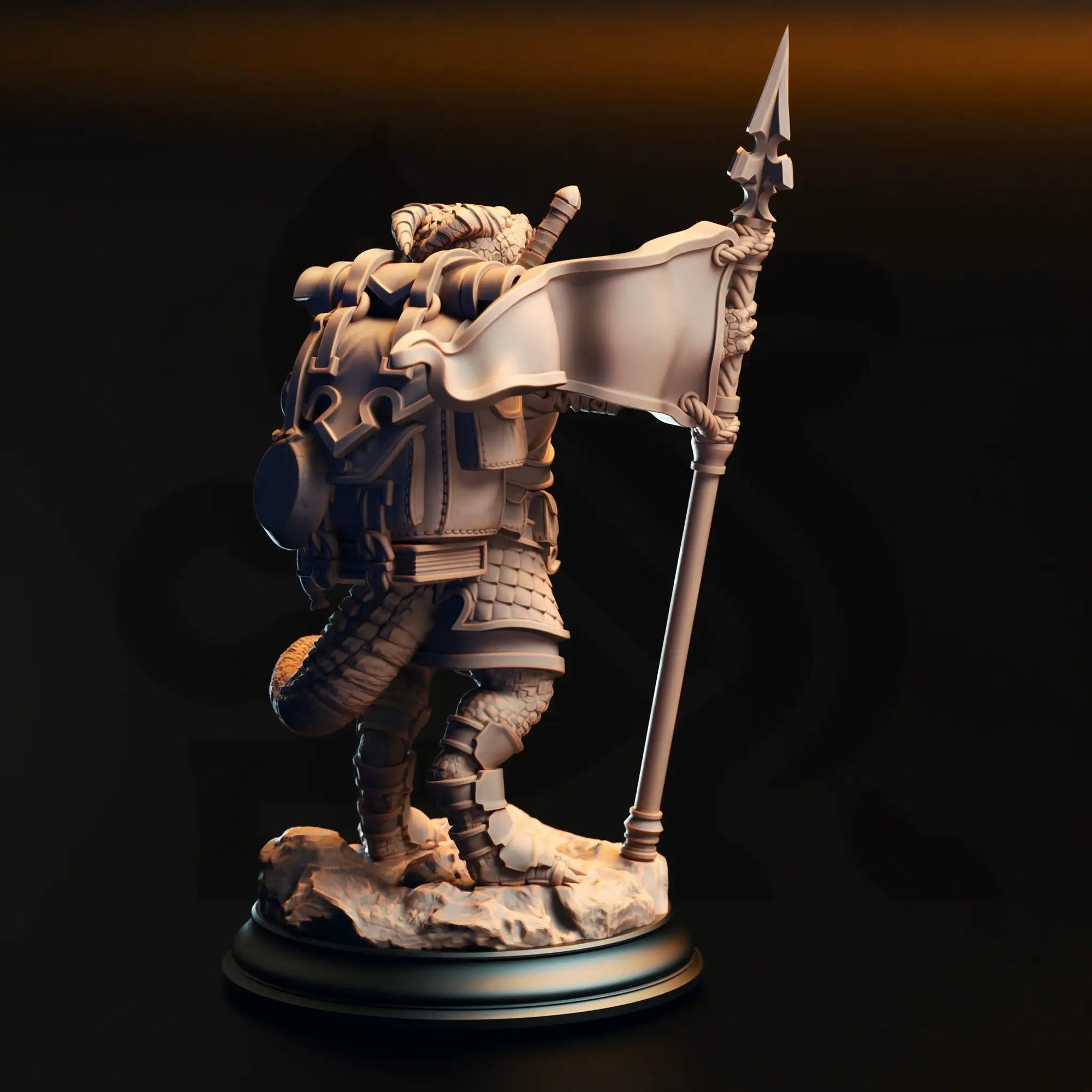 3D Printed Silver Kobold Squire by DM Stash by Last Hope Miniatures