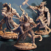 3D Printed Silver Dragonborn Knights x3 by DM Stash by Last Hope Miniatures