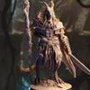 3D Printed Black Dragonborn Druid by DM Stash by Last Hope Miniatures