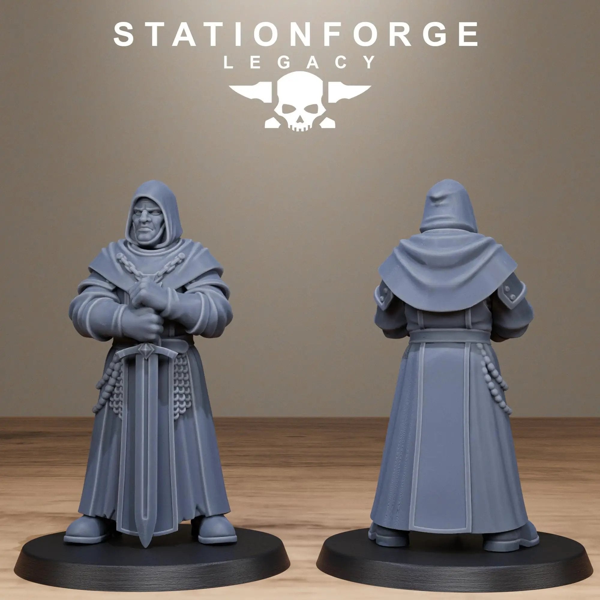 3D Printed Thorncrest Priests by StationForge Miniatures by Last Hope Miniatures