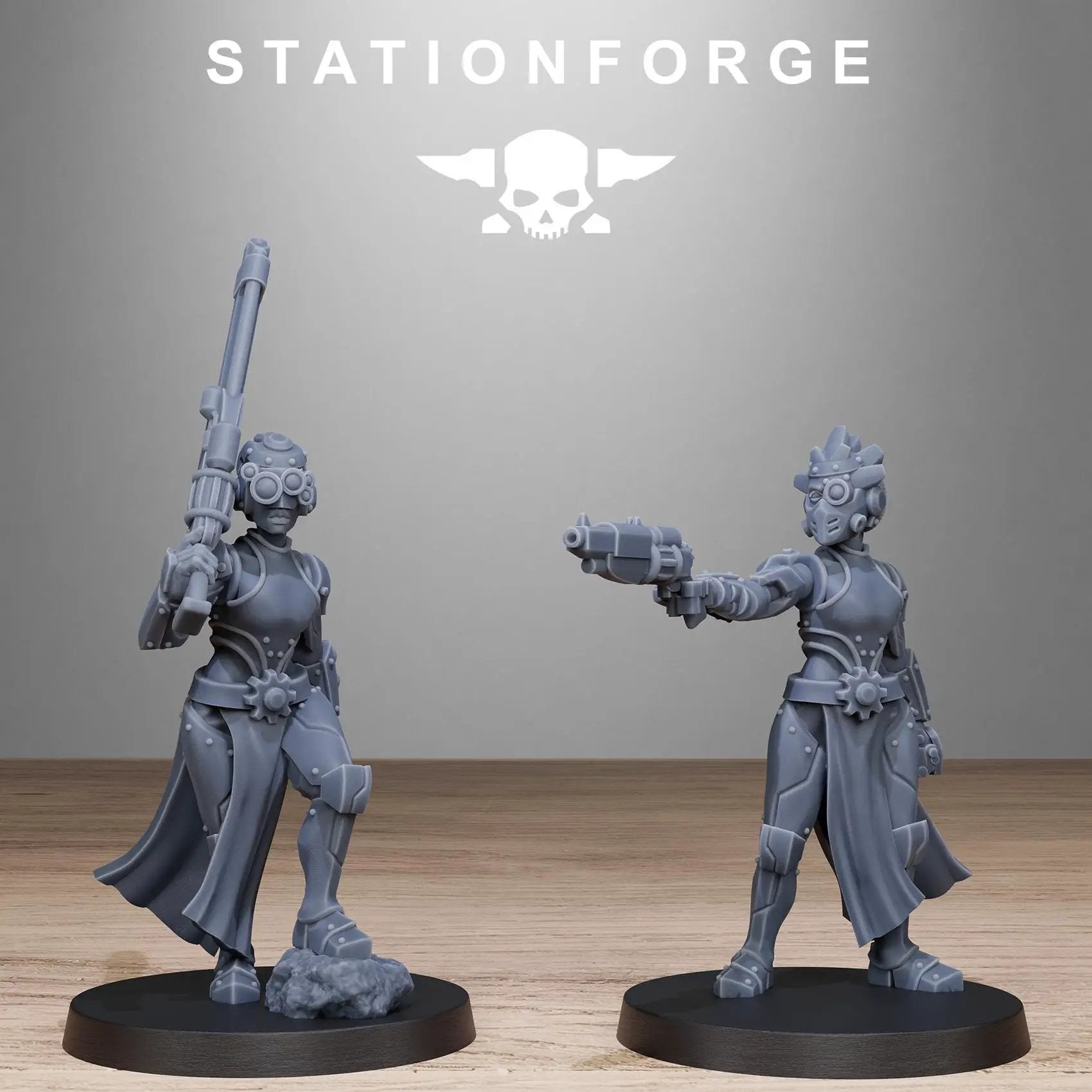 3D Printed Scavenger Sisters x10 by StationForge Miniatures by Last Hope Miniatures