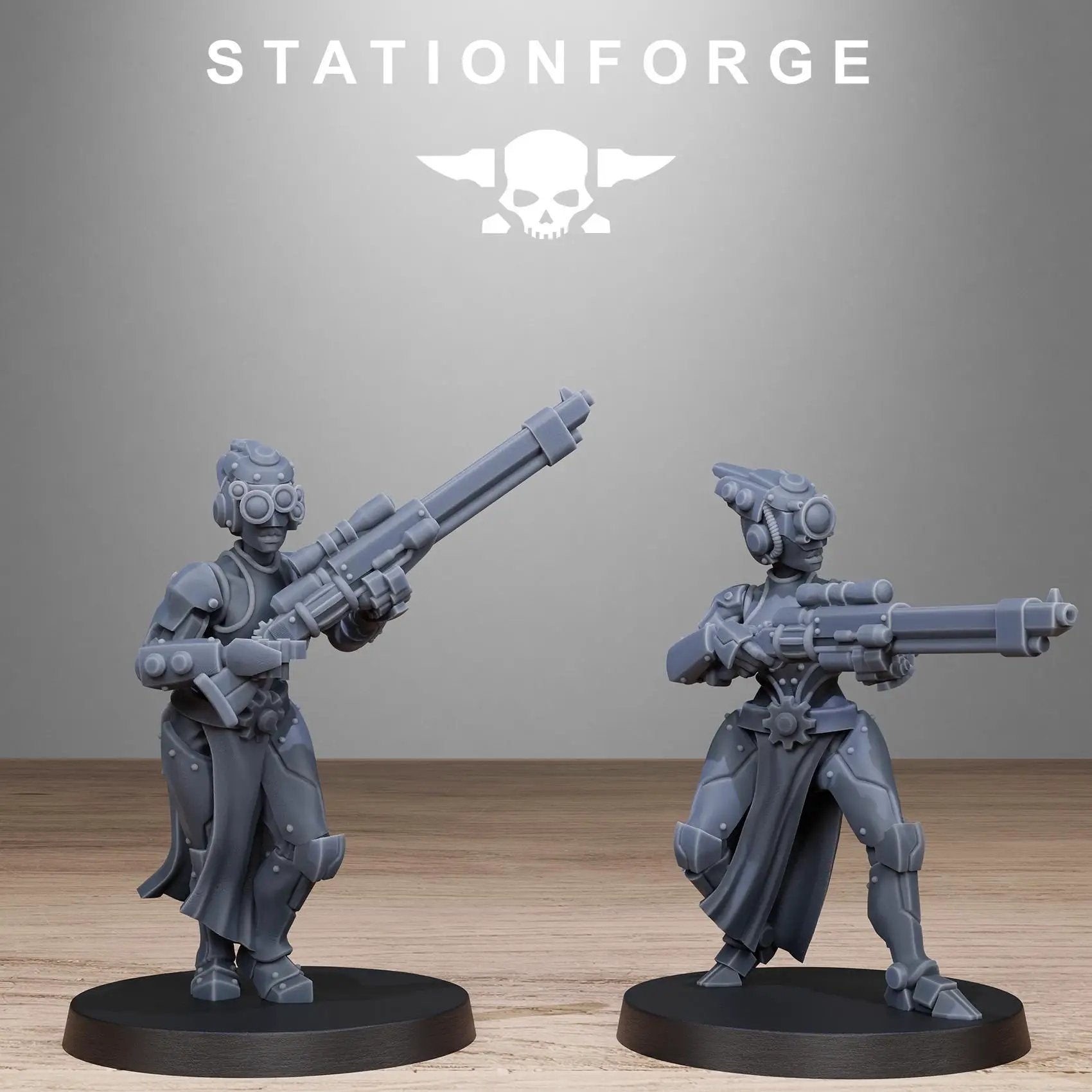 3D Printed Scavenger Sisters x10 by StationForge Miniatures by Last Hope Miniatures