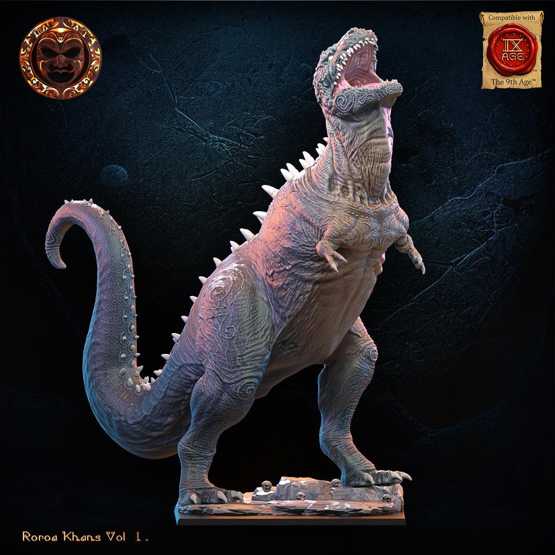 3D Printed Burrunjor by Lost Kingdom Miniatures