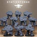 3D Printed Ironvale Heavies by StationForge Miniatures by Last Hope Miniatures