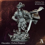 3D Printed Charudain The Forlorn Emperor by Archvillain Games by Last Hope Miniatures