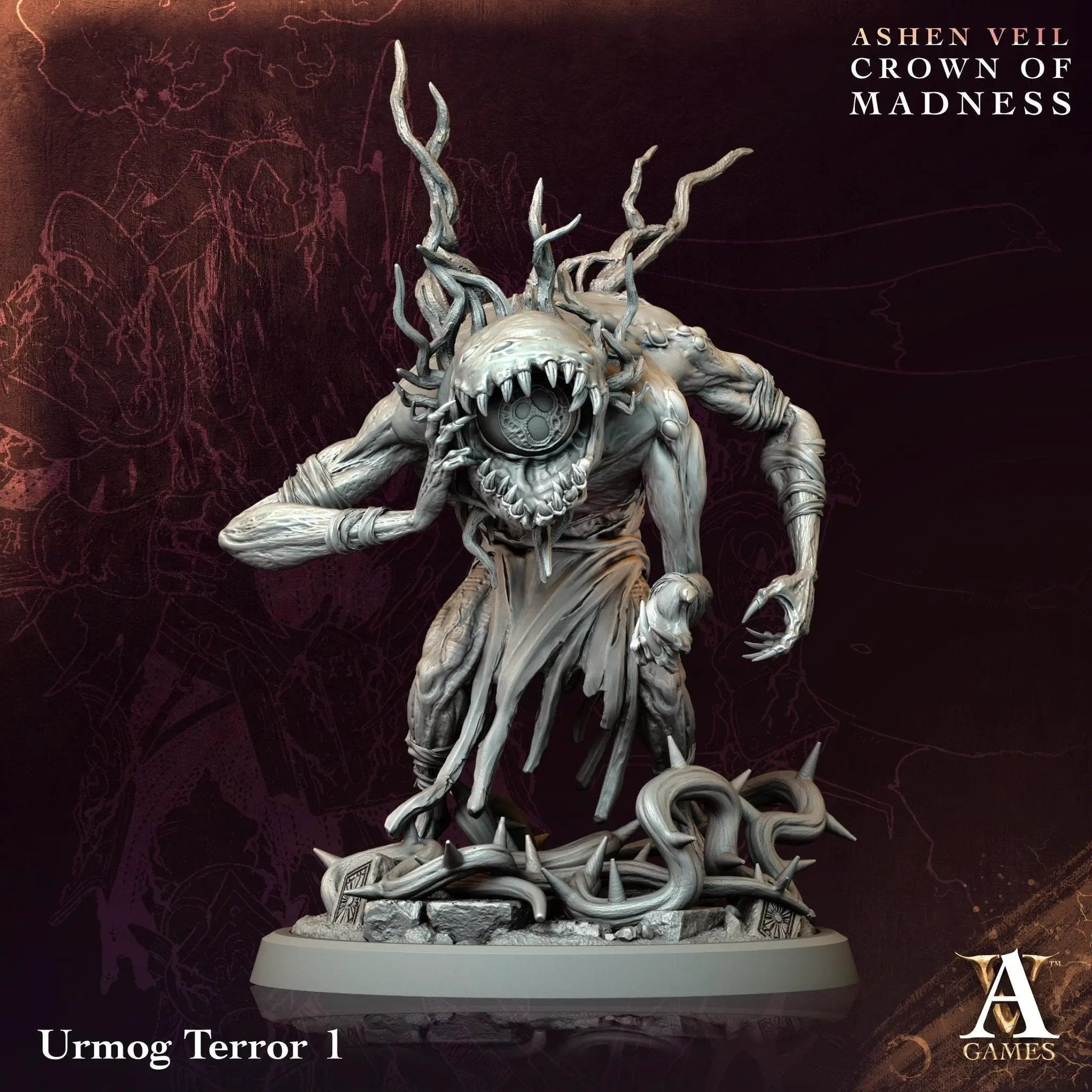 3D Printed Urmog Terrors by Archvillain Games by Last Hope Miniatures
