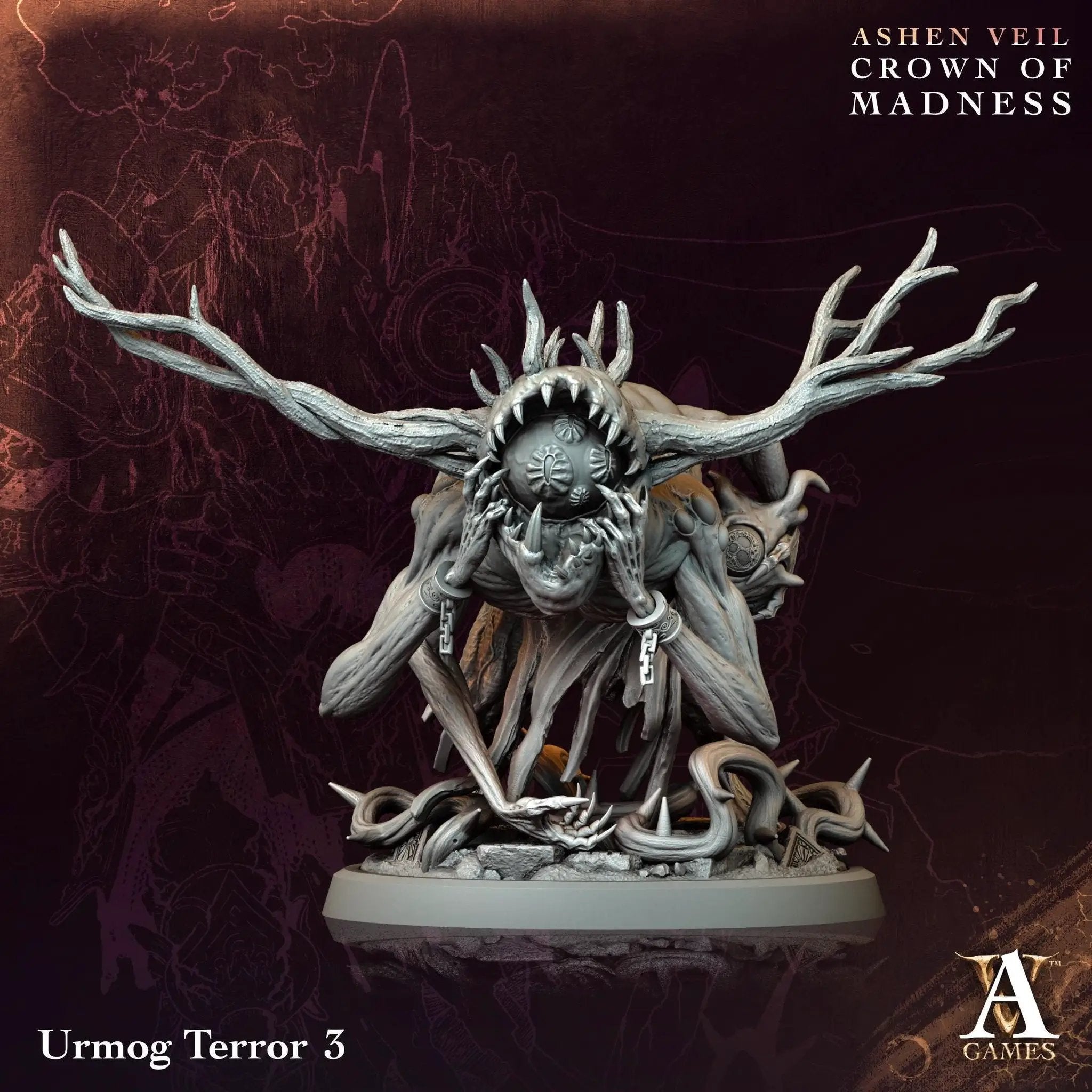 3D Printed Urmog Terrors by Archvillain Games by Last Hope Miniatures