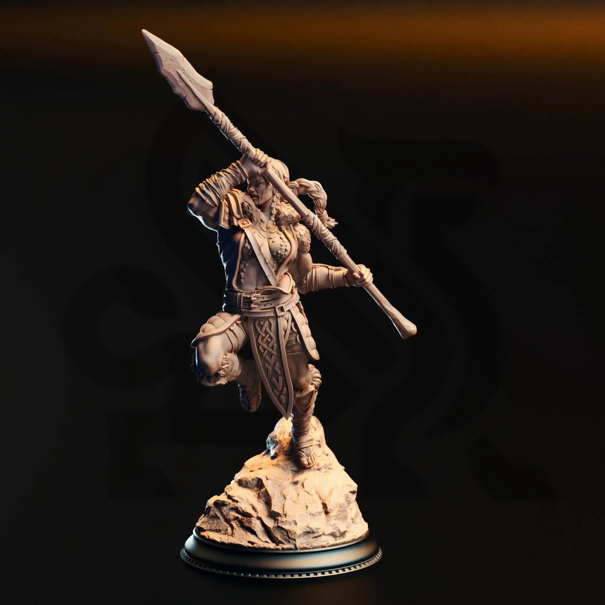 3D Printed Dragonsoul Barbarian by DM Stash by Last Hope Miniatures