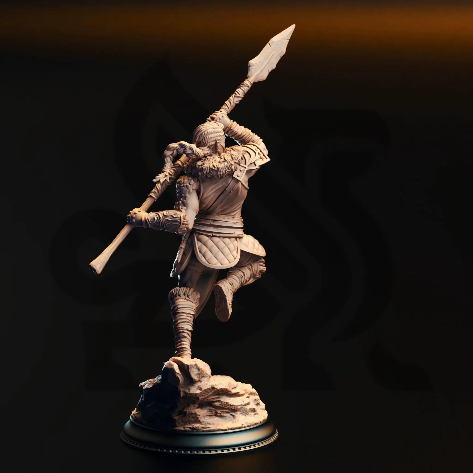 3D Printed Dragonsoul Barbarian by DM Stash by Last Hope Miniatures
